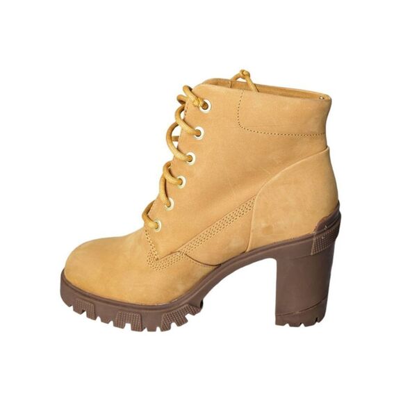 NWOB TIMBERLAND Lana Point Lace Up Heeled Boot Size 8 - Picture 7 of 10